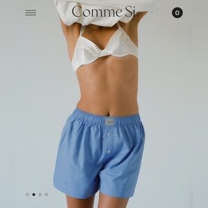 Comme Si La Boxer Classica in Grecian Blue